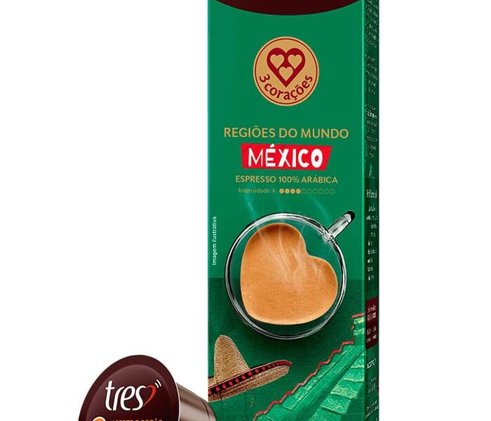 ESPRESSO REGIONES DEL MUNDO MÉXICO TRES 3 Corações