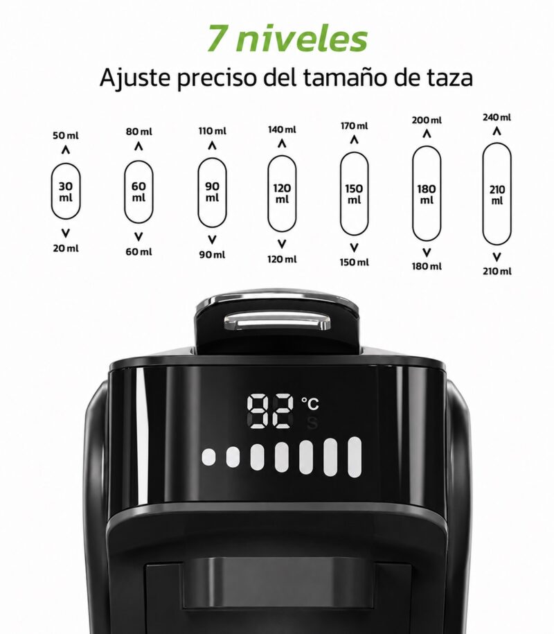 HIBREW CAFETERA NEGRA H1B - Image 2